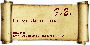 Finkelstein Enid névjegykártya